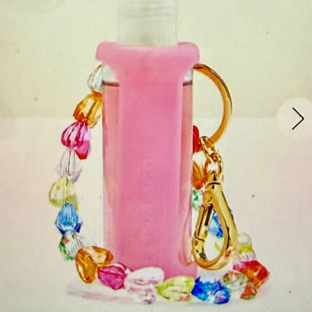 NEW Pink Wristlet Hand Sanitizer Spray Holder Bath & Body Works
